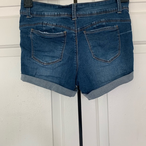 Blue Denim Shorts - Picture 4 of 4